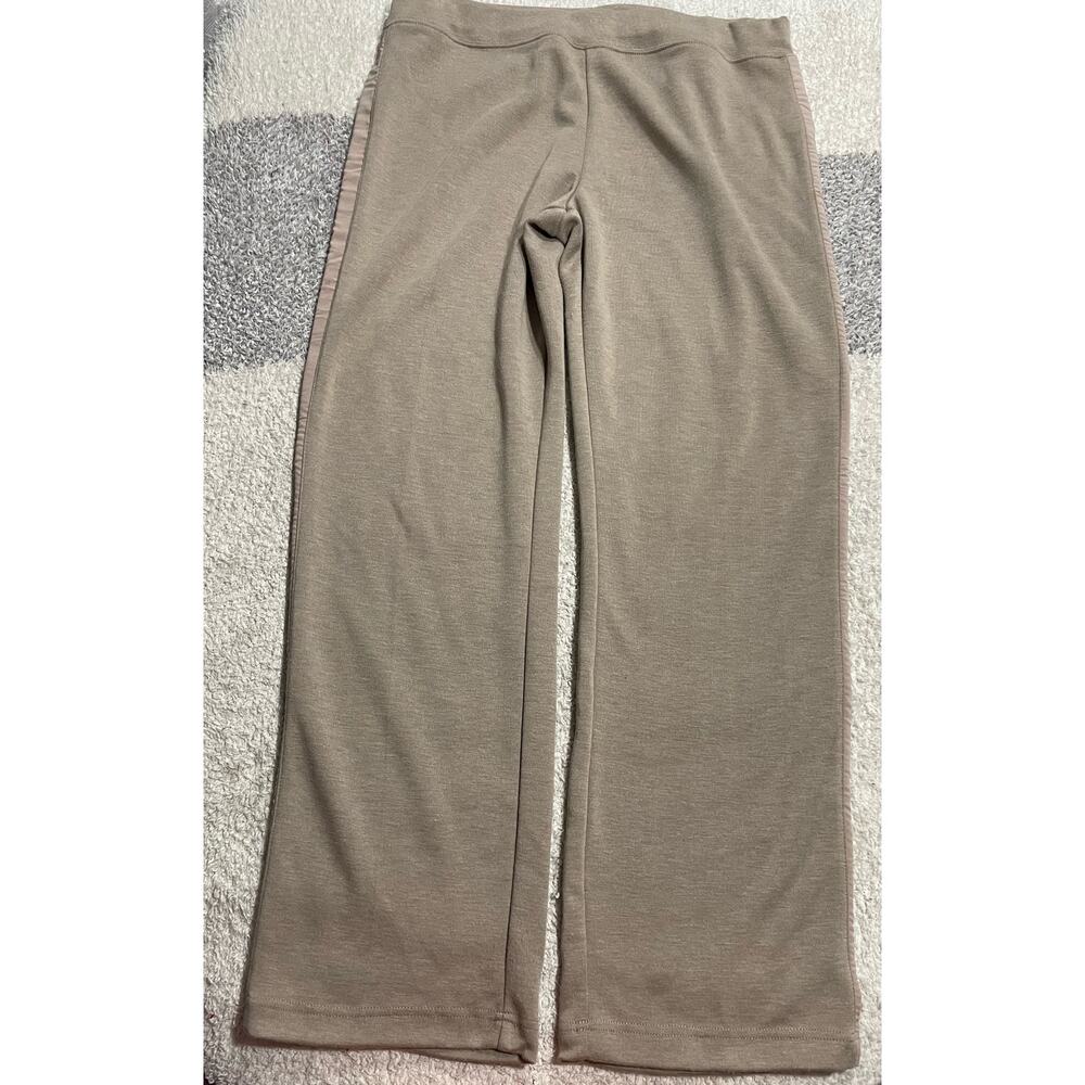 Boston Proper Womens Large Elastic Waist Pull On Sweatpants Beige Casual Pants